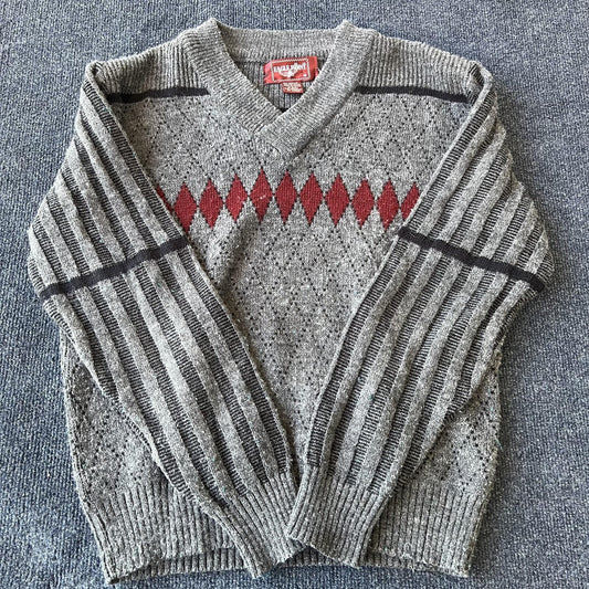 Vintage 80s Argyle Sweater