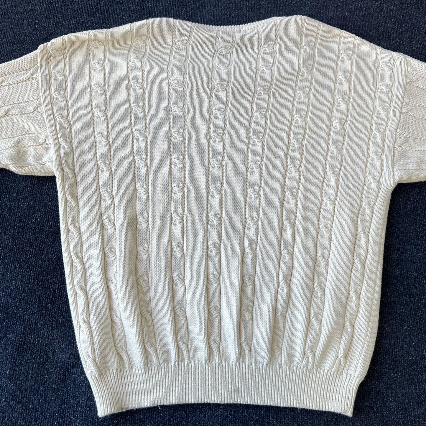 Vintage 90s Izod Cable Knit Sweater