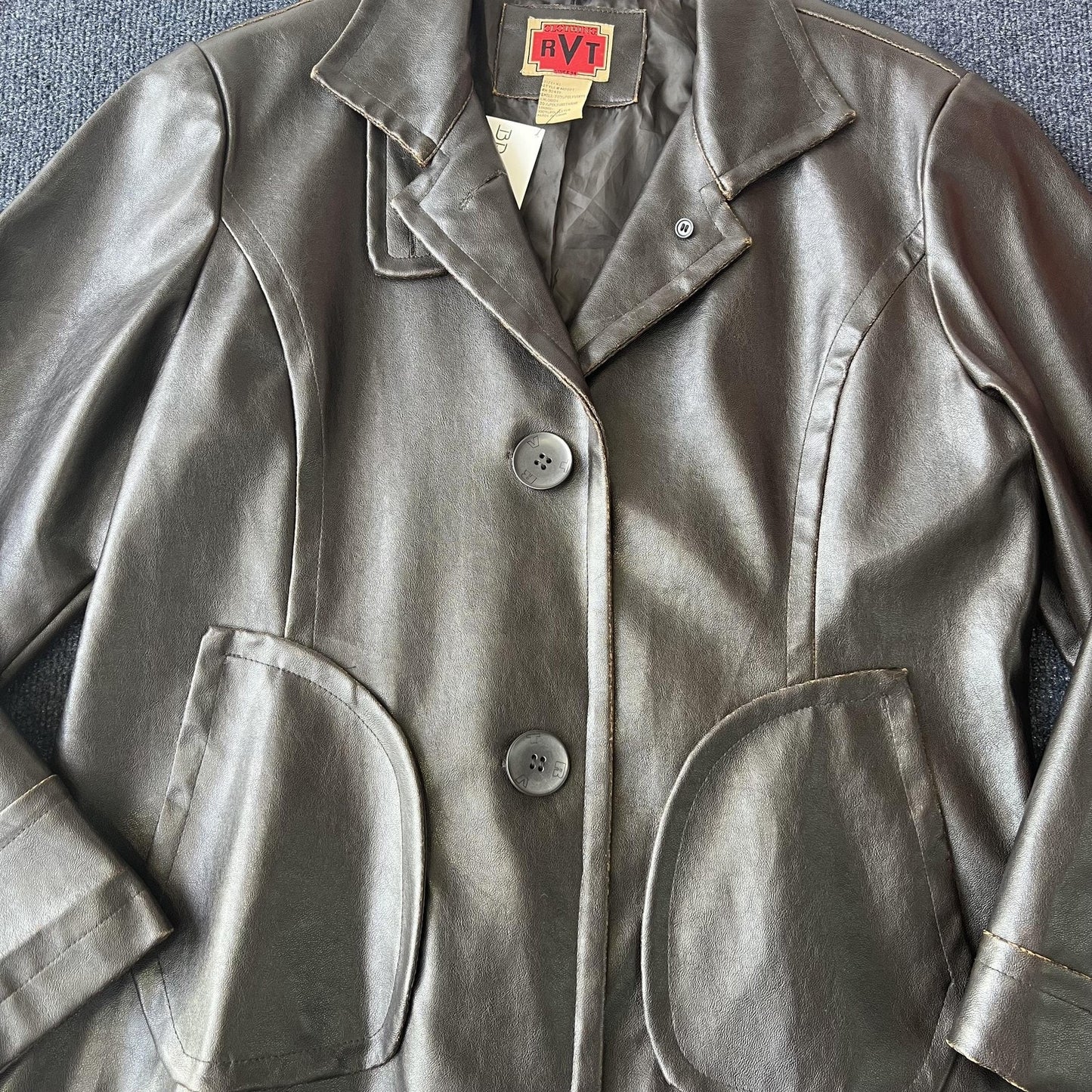 RVT Faux Leather Jacket