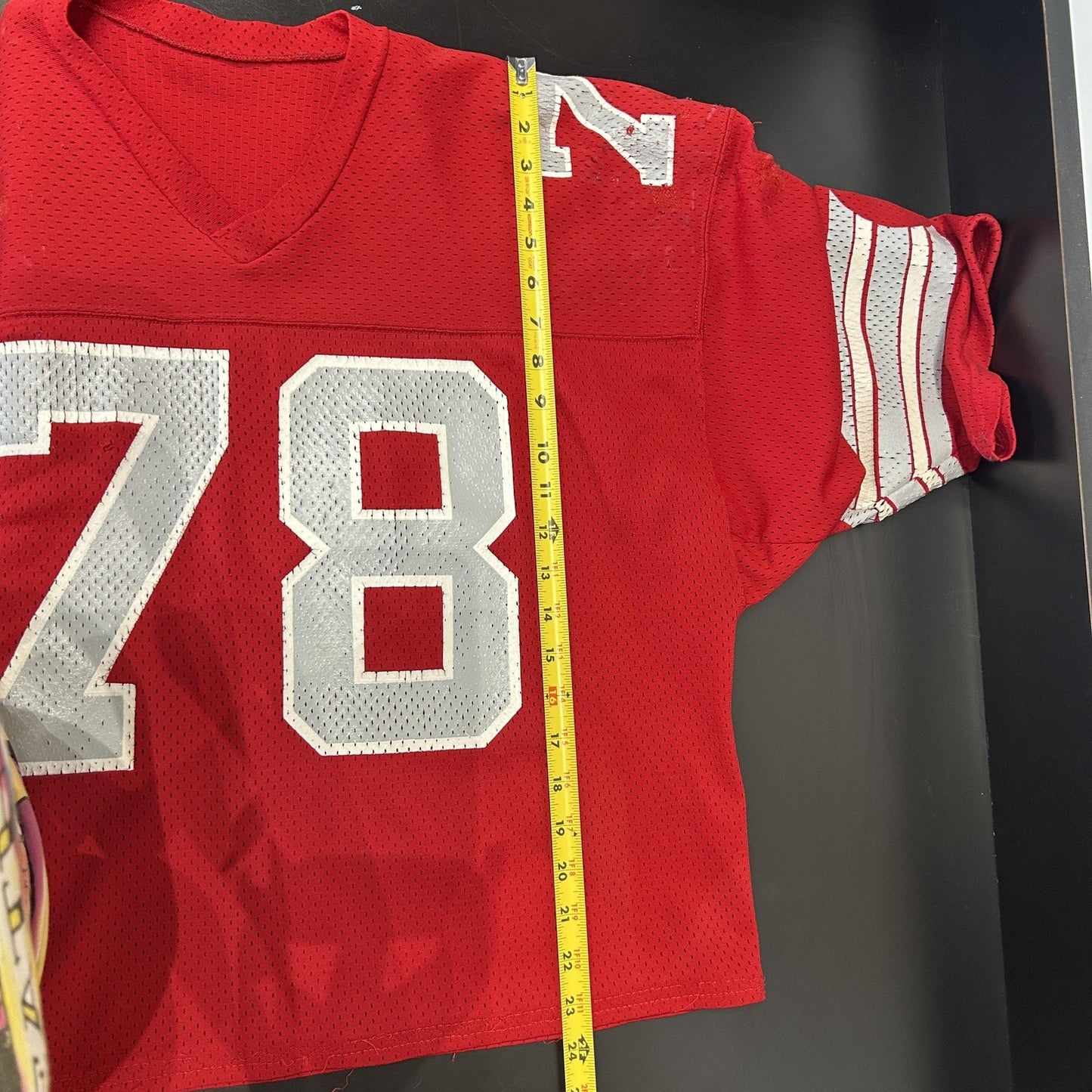 Vintage 90s Red Devils 78 Football Practice Jersey