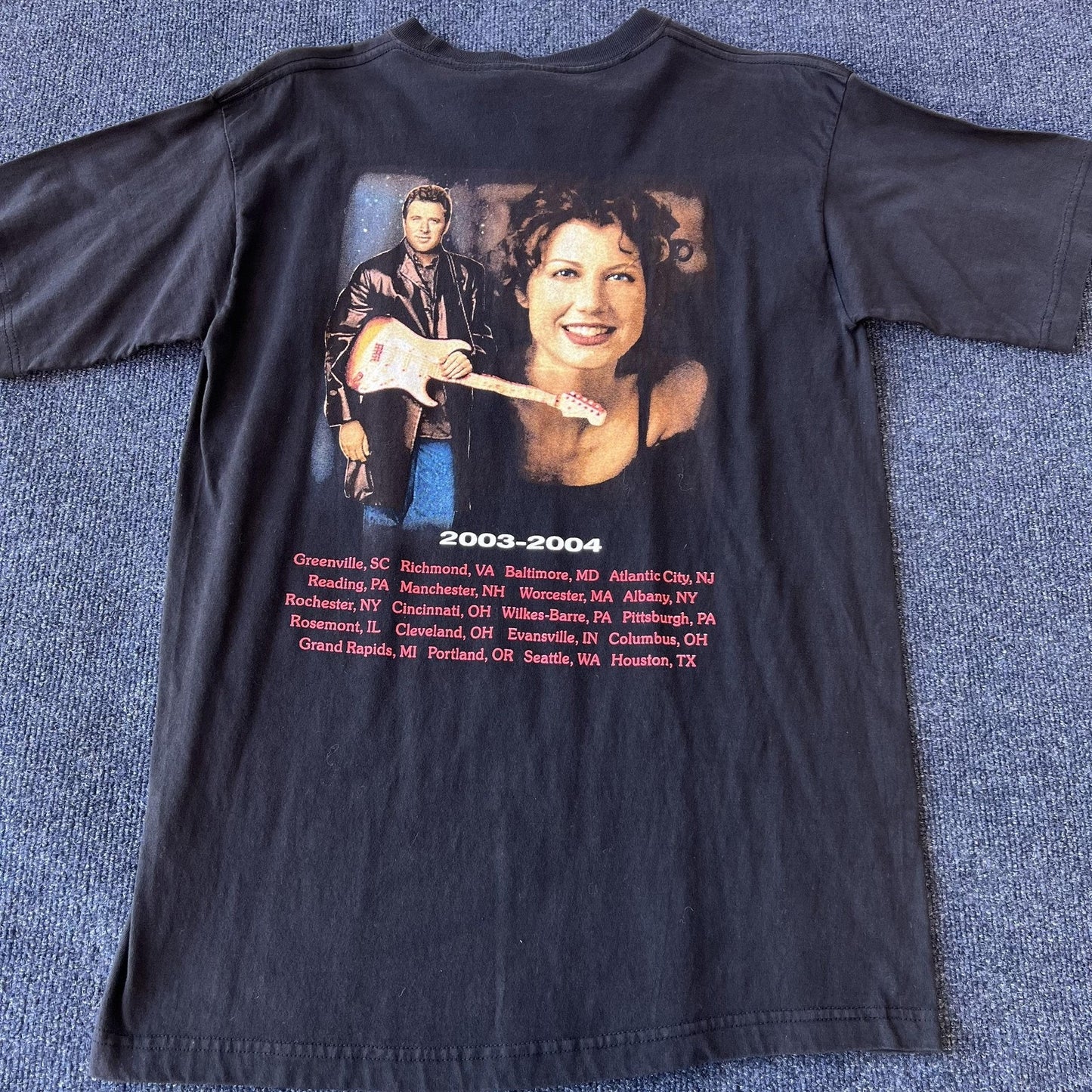 Vintage 2003 Amy Grant Vince Gill Tour Tee