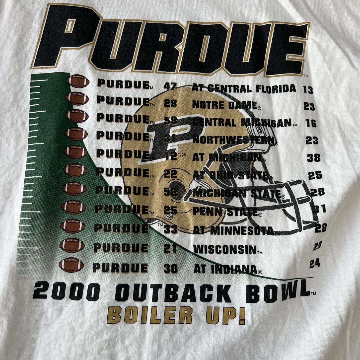 Y2K Purdue Football Tee