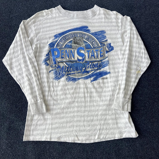 Vintage 90s Penn State Pinstripe Long Sleeve Tee