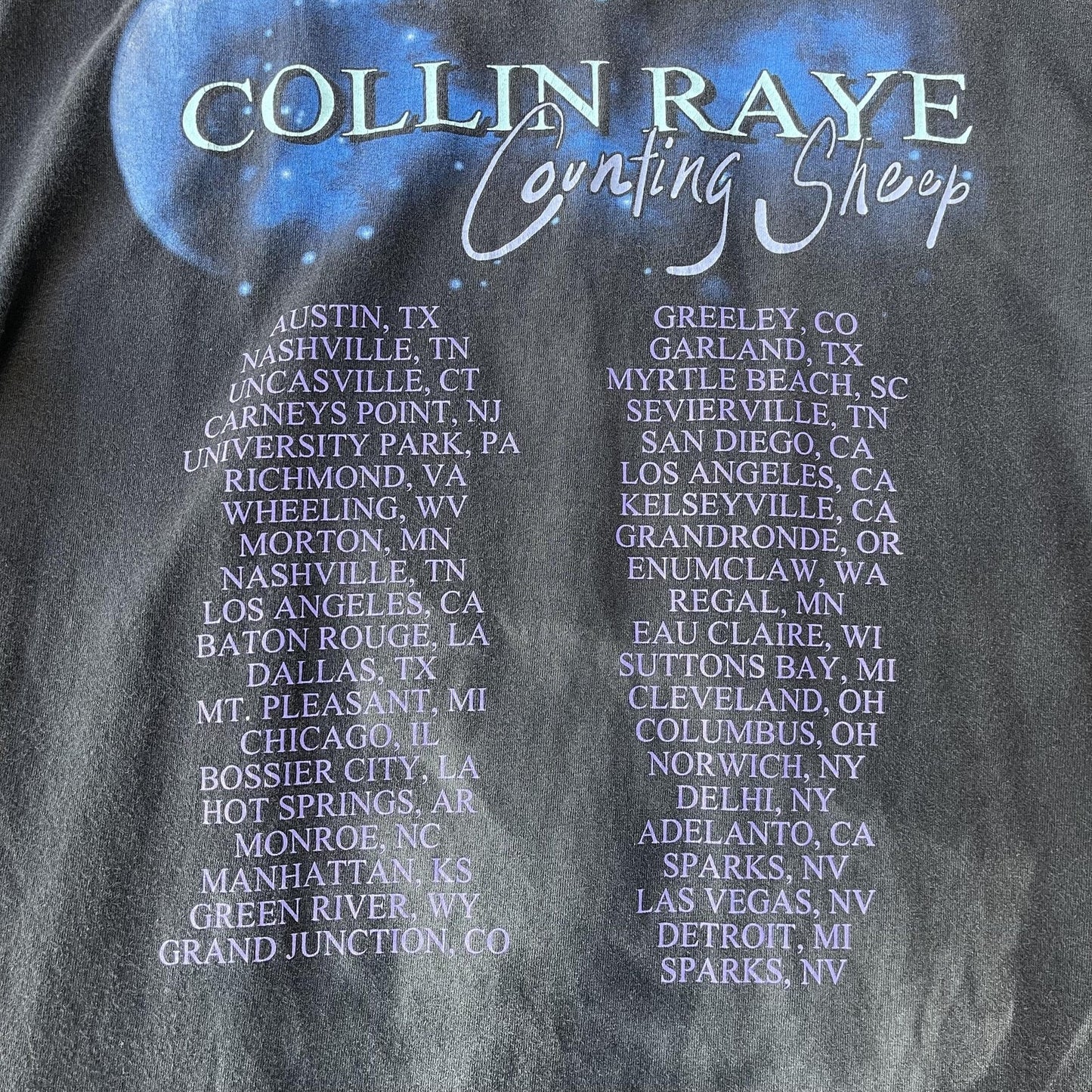 Vintage 90s Collin Raye Country Band Tee
