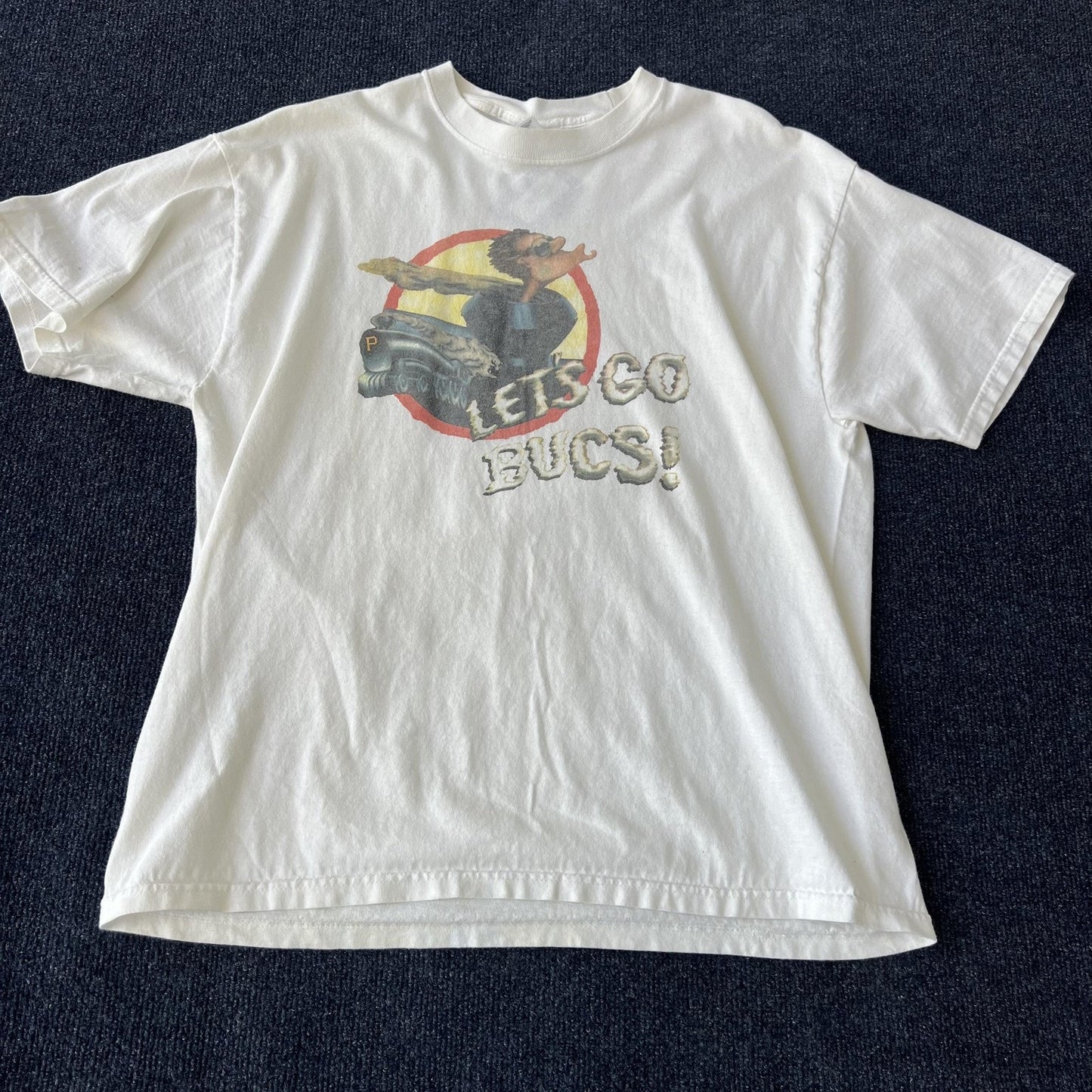 Vintage Pittsburgh Pirates Lets Go Bucs Tee