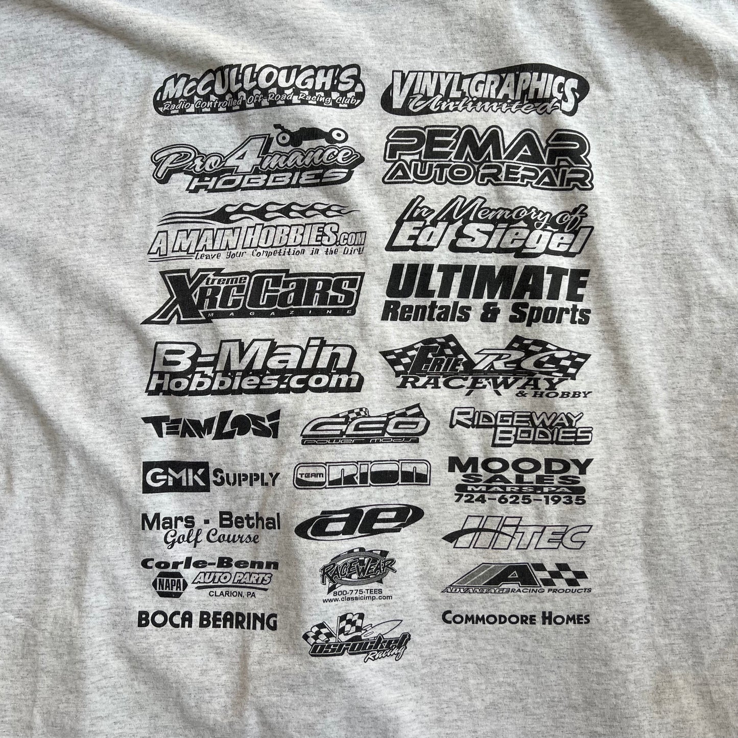 Nascar East Coast Race Against Cancer 2007 Tee