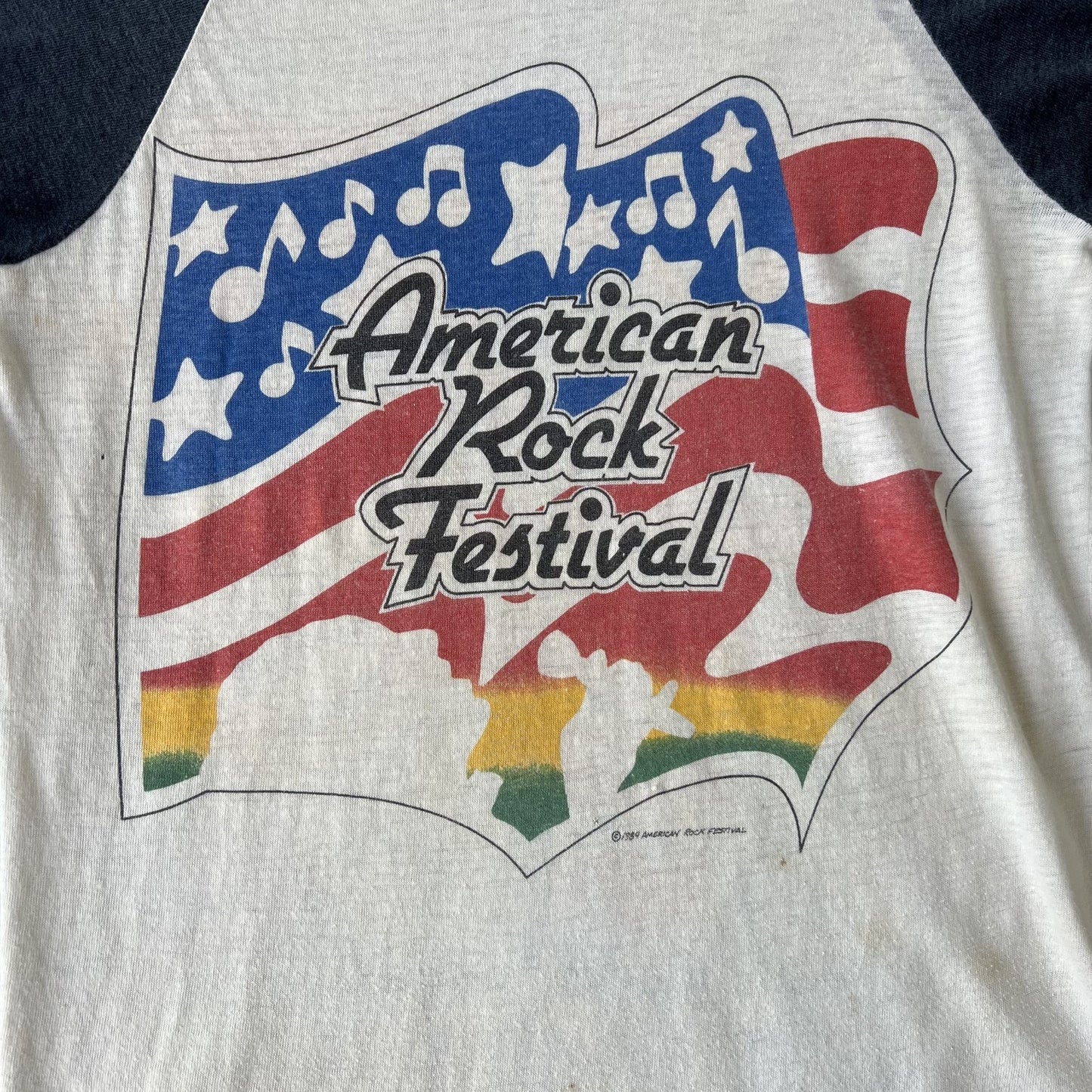 Vintage 1984 American Rock Festival Tour Tee