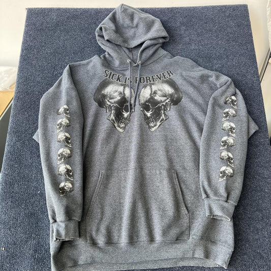 Sick Boy Skull Motorcycles Hoodie