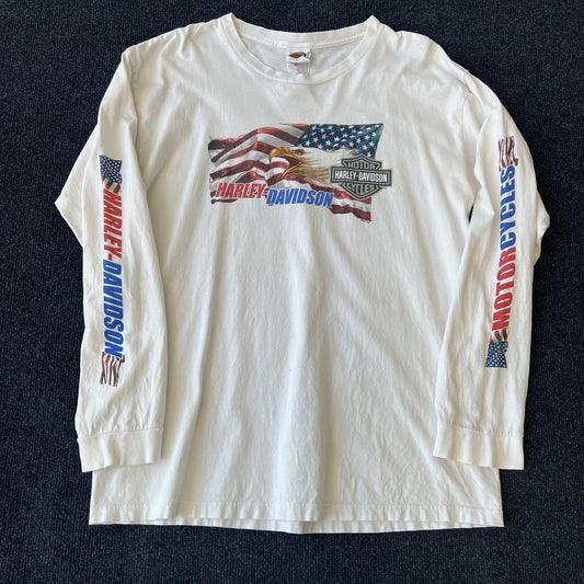Vintage Harley Davidson Eagle Long Sleeve Tee