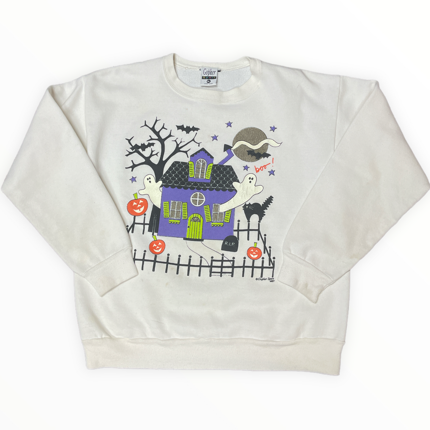 Vintage Haunted House Crewneck