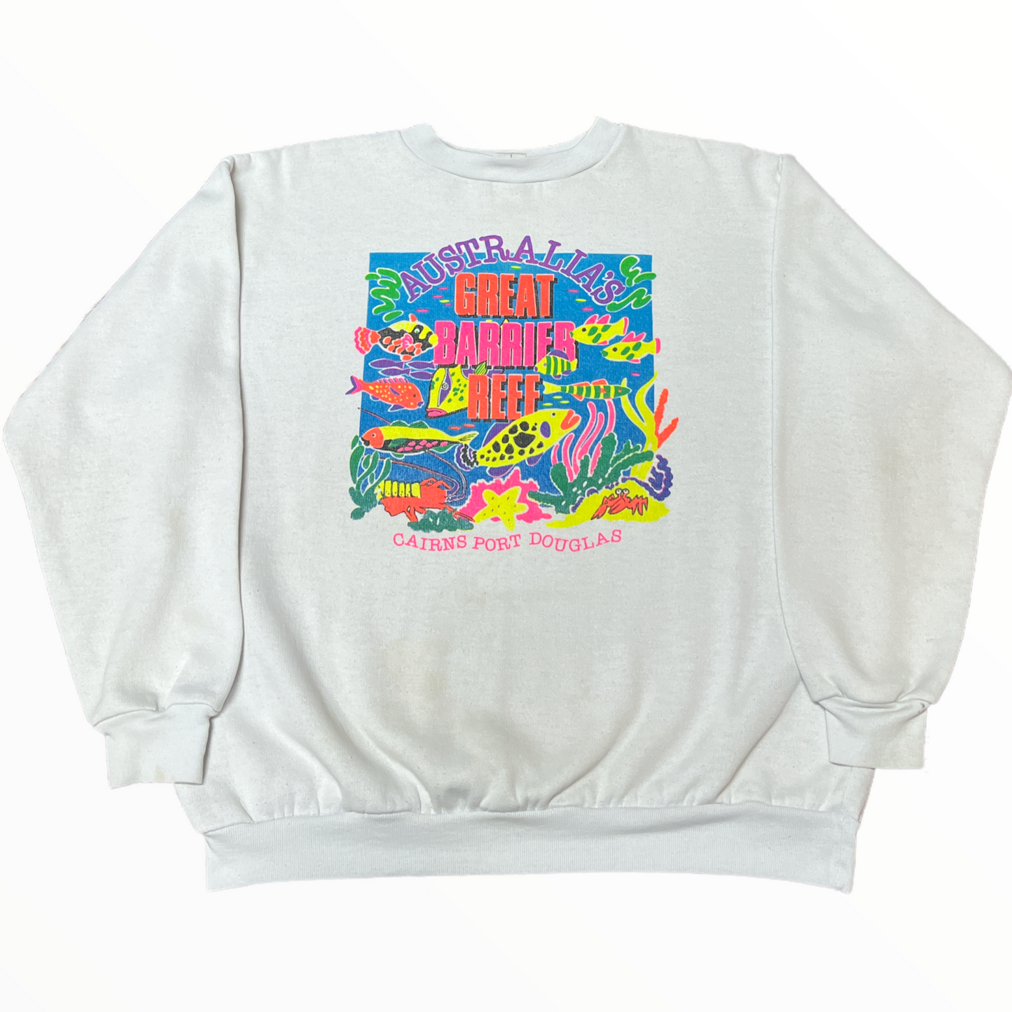 Vintage Australia Great Barrier Reef Tourist Crewneck