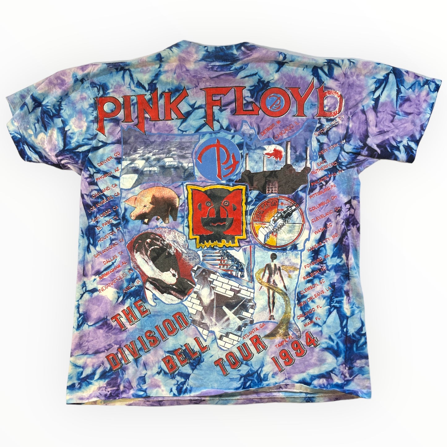 Vintage 1994 Pink Floyd The Division Bell Tour Tee