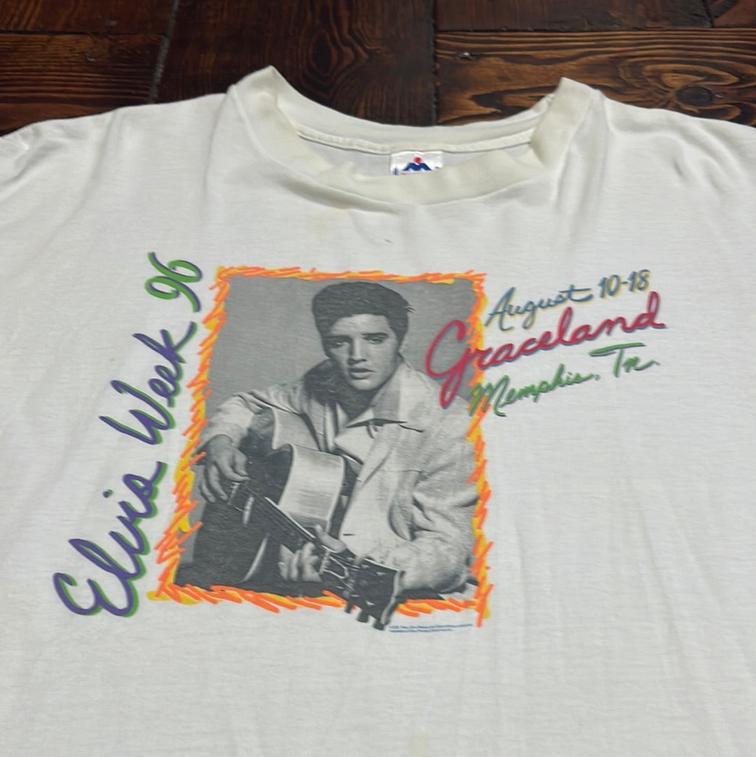 Vintage 1996 Elvis Week Tee