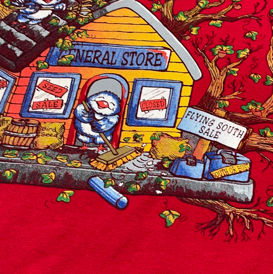 General Store Red Turtleneck Crewneck