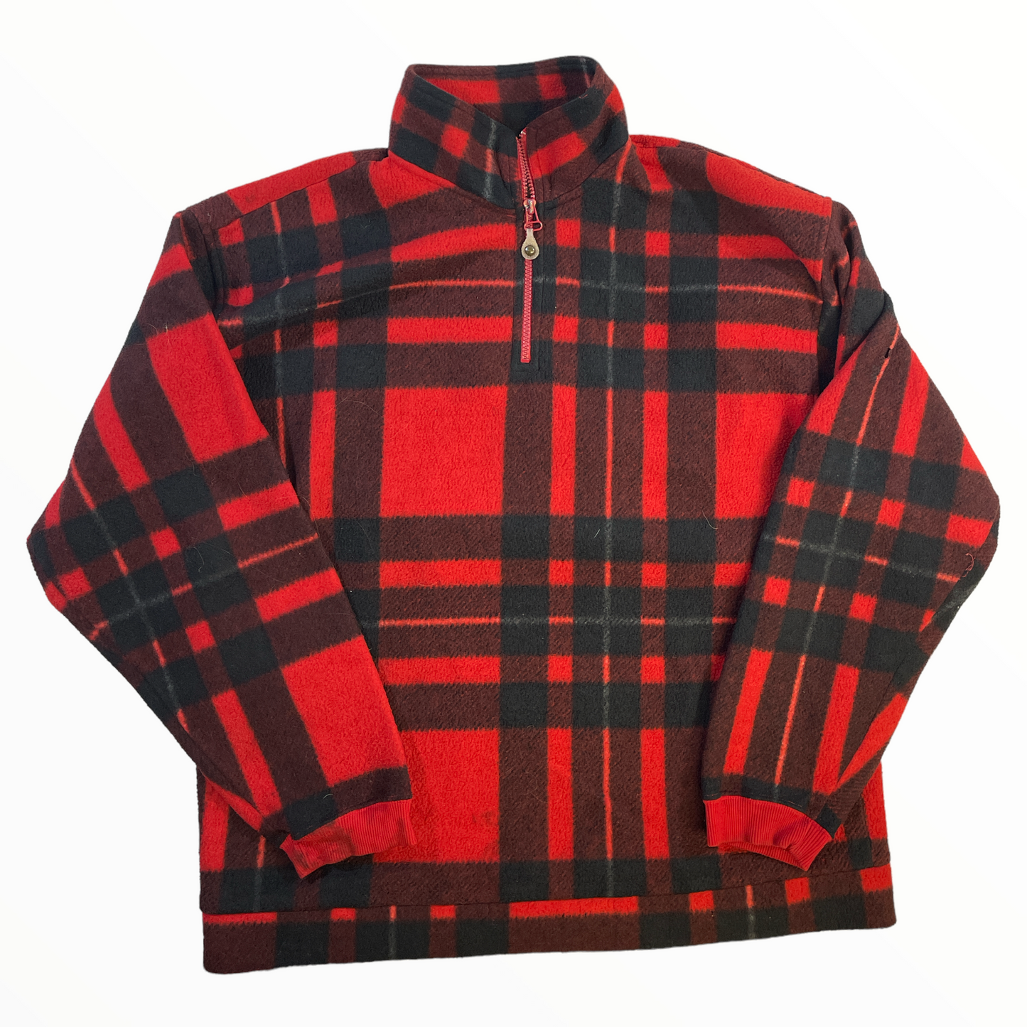 Bugle Boy Flannel Fleece Quarter Zip