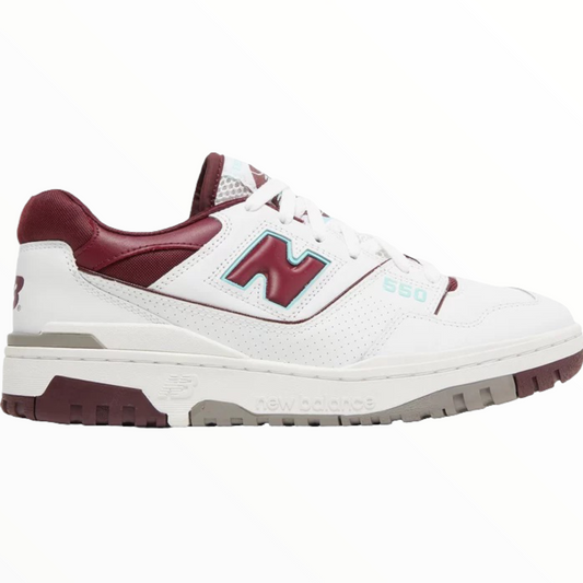 New Balance 550 Burgundy Cyan