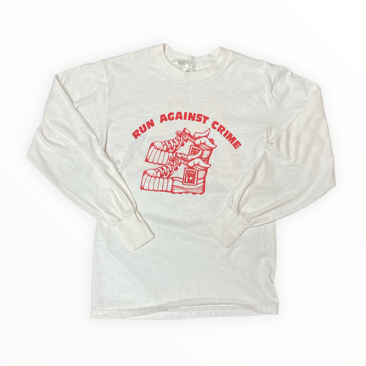 Vintage McDonald's Run Against Crime Long Sleeve