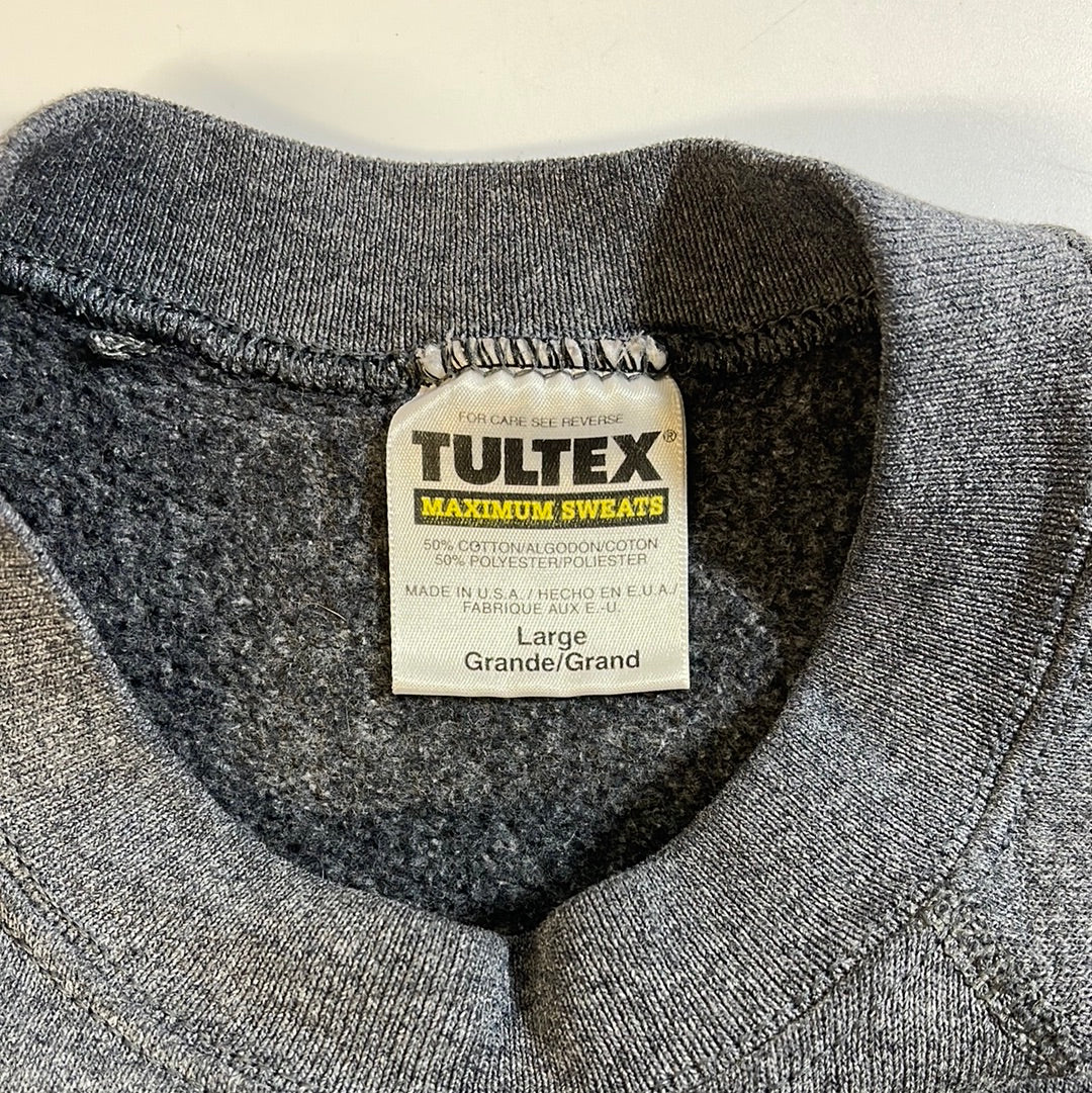 Vintage Grey Tultex Blank Crewneck