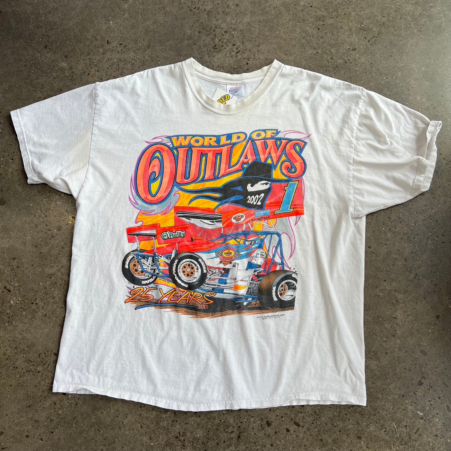 Vintage 2002 World of Outlaws Tee