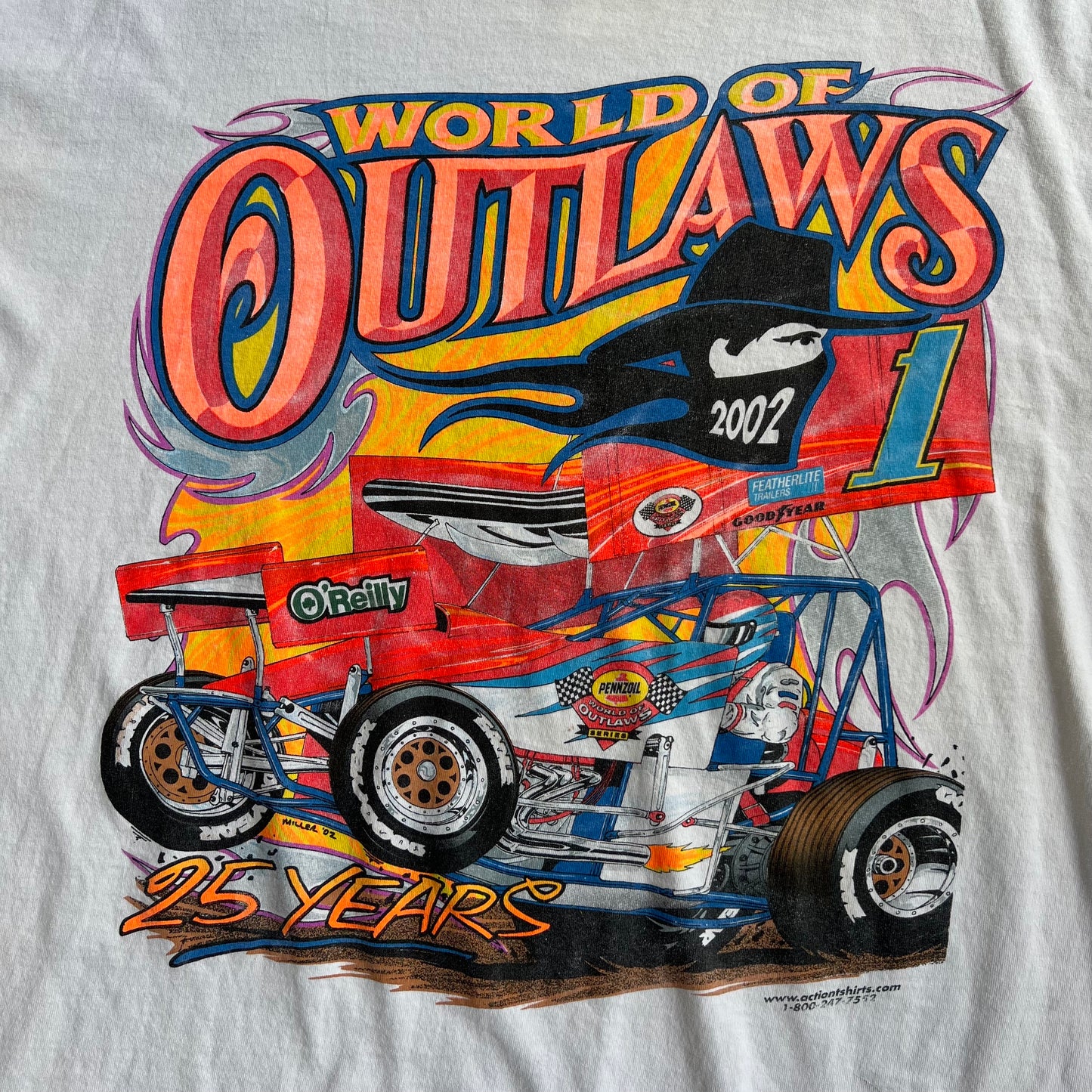 Vintage 2002 World of Outlaws Tee