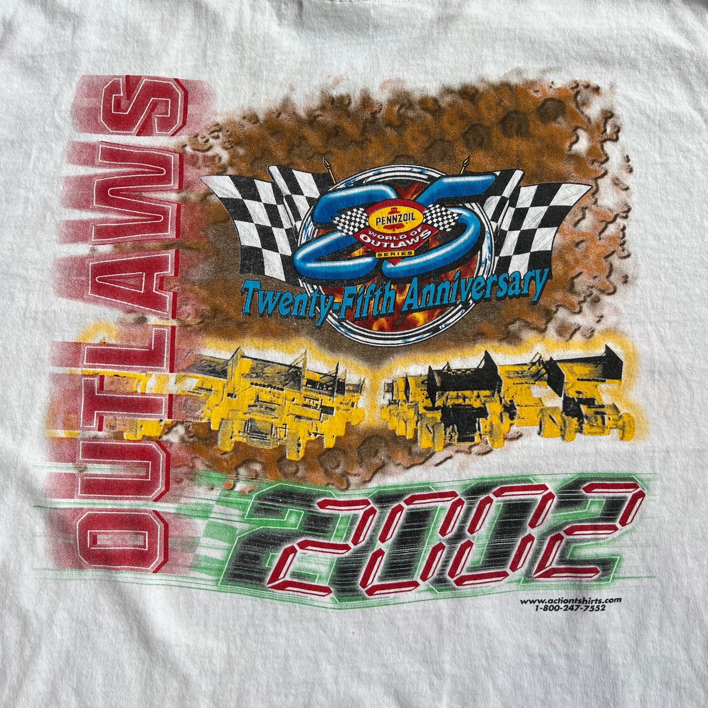 Vintage 2002 World of Outlaws Tee