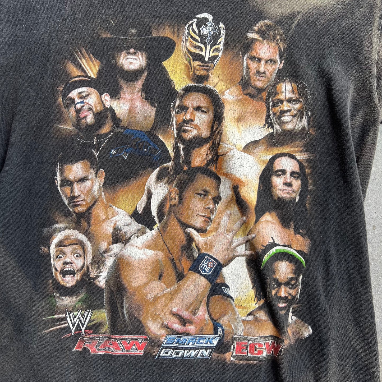 Vintage WWE Raw Smack Down Tee